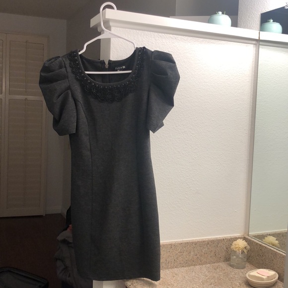 Forever 21 gray short dress size S - Picture 2 of 4